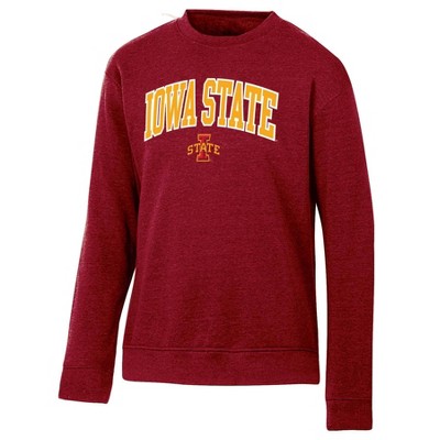 Ncaa Iowa State Cyclones Men s Heathered Crew Neck Fleece