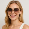 Anna-Kaci Women's Geometric Square Sunglasses with UV400 Protective Lenses - 3 of 3