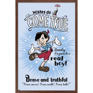 Trends International Disney Pinocchio: 85th - Real Boy Framed Wall Poster Prints - 1 of 4