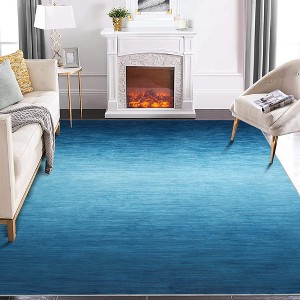 Modern Ombre Area Rug Washable Area Rugs for Living Room Bedroom - 1 of 4