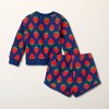 Baby Strawberry Print 2pc Top and Bottom Set - kate spade new york x Target Navy/Red - 2 of 3