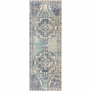 Hauteloom Kenmare Blue Medallion Rug - 1 of 4