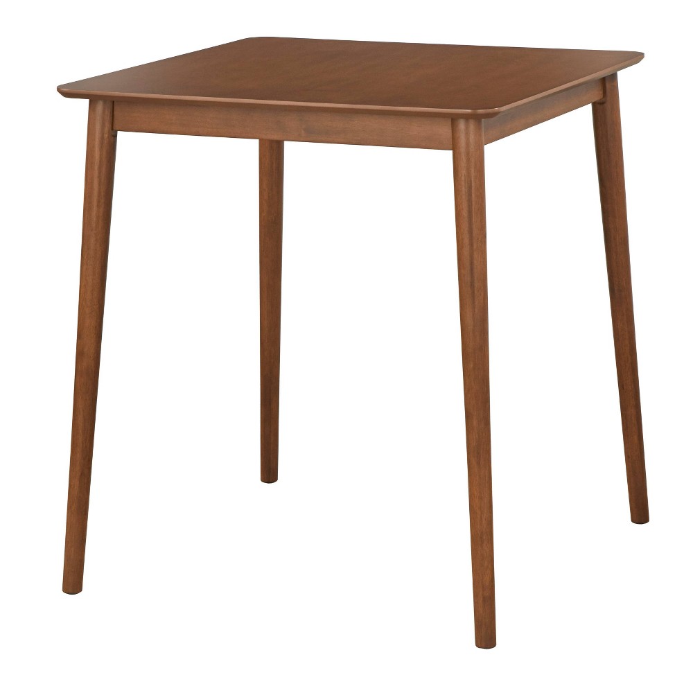 Photos - Garden & Outdoor Decoration Lifestorey Newington Mid Century Modern Counter Height Table Walnut