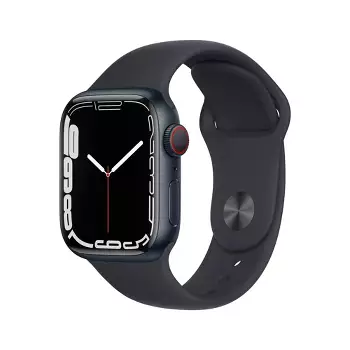 Apple Watch Nike Series 7 Gps, 45mm Midnight Aluminum Case With 