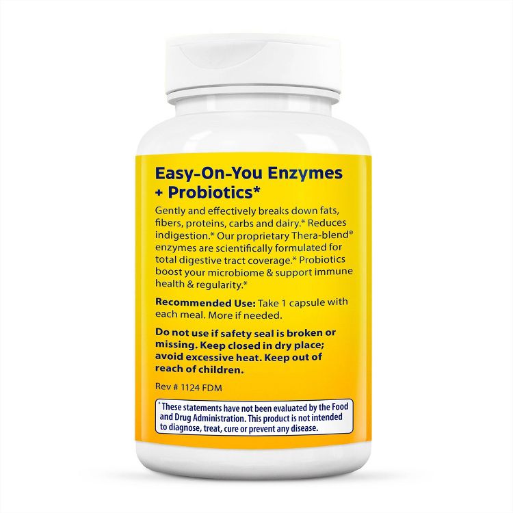 Enzymedica Digest Gold Enzymes and Probiotics Everyday Digestion Regular Strength Digestive and Gut Support Supplement Capsules - 90ct, 3 of 10