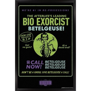 Trends International Beetlejuice Beetlejuice - Bio Exorcist Framed Wall Poster Prints - 1 of 4