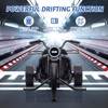 Go Kart for Kids 8-12 Years, 24V 14AH, 300W*2 Motors, Wheels Drifting Car with Hand Accelerator,Outdoor Ride On Toy for Teens - 3 of 4