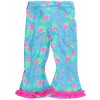 RuffleButts Toddler Girls UPF50+ Active Flared Ruffle Hem Pants - 2 of 4