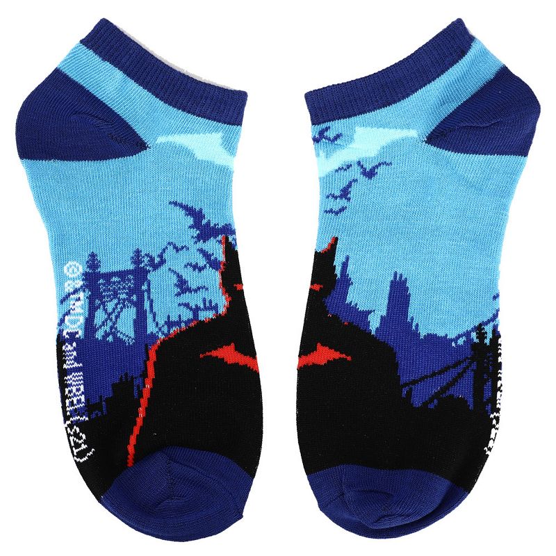 The Batman Movie 5-Pack Ankle Socks set for men, 2 of 7