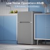 ZAFRO 3.1 Cu.Ft Mini Fridge with Freezer - 2-Door Compact Refrigerator with Adjustable Glass Shelves for Bedroom, Dorm, Office, Apartment - 3 of 4