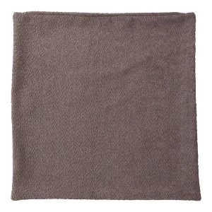 24"x24" Oversized Popcorn Square Throw Pillow Cover Mica - Kensington Garden: Boucle Texture, Zipper Closure - 1 of 4
