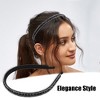 Unique Bargains Women's Rhinestone Faux Crystal Headbands Hair Accessories 0.47 Inch Wide 1 Pc - 2 of 4