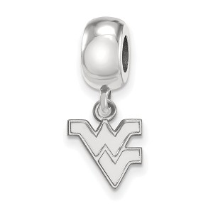 Black Bow Jewelry Sterling Silver West Virginia Mountaineers NCAA Bead Charm - 1 of 4