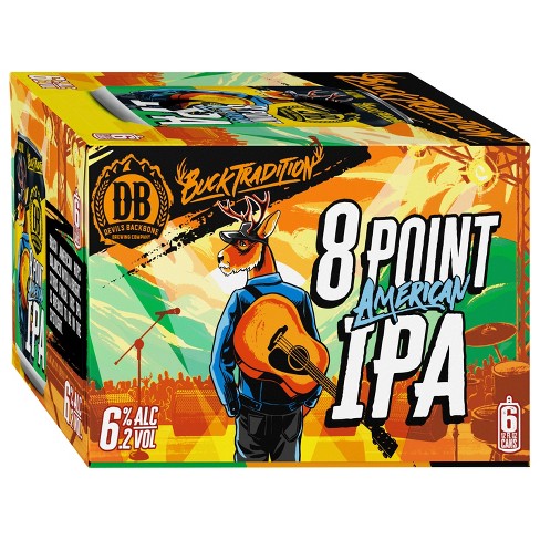 Devils Backbone Eight Point Ipa Beer - 6pk/12 Fl Oz Bottles : Target