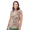 Aventura Clothing Women's Charlie Floral Burnout Tee - 4 of 4