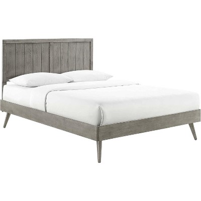 Modway Alana Twin Wood Platform Bed With Splayed Legs