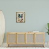 Stupell Industries Woman Coastal Beach Canopy Summer Ocean Scene Floating Frame Canvas Art - 3 of 4