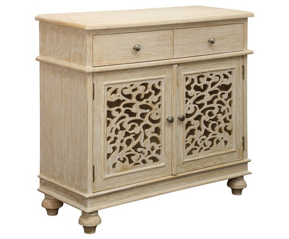 Trinidad 2 Door Console Table Natural - Stylecraft