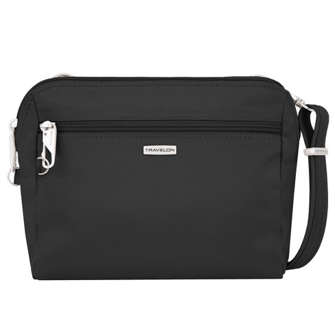 Travelon Anti-Theft Classic Messenger Bag, Black, One Size : :  Clothing, Shoes & Accessories