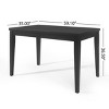 Wood Counter Height Dining Table,Multifunctional Dining Room Table,Rectangle Dining Table for Dining, Work, or Entertaining-Maison Boucle - 3 of 4