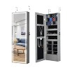 Ridstar 14.7 in. W x 42.52 in. H Grey Rectangular Decorative Wall Mirrors with LED Lights - 2 of 4