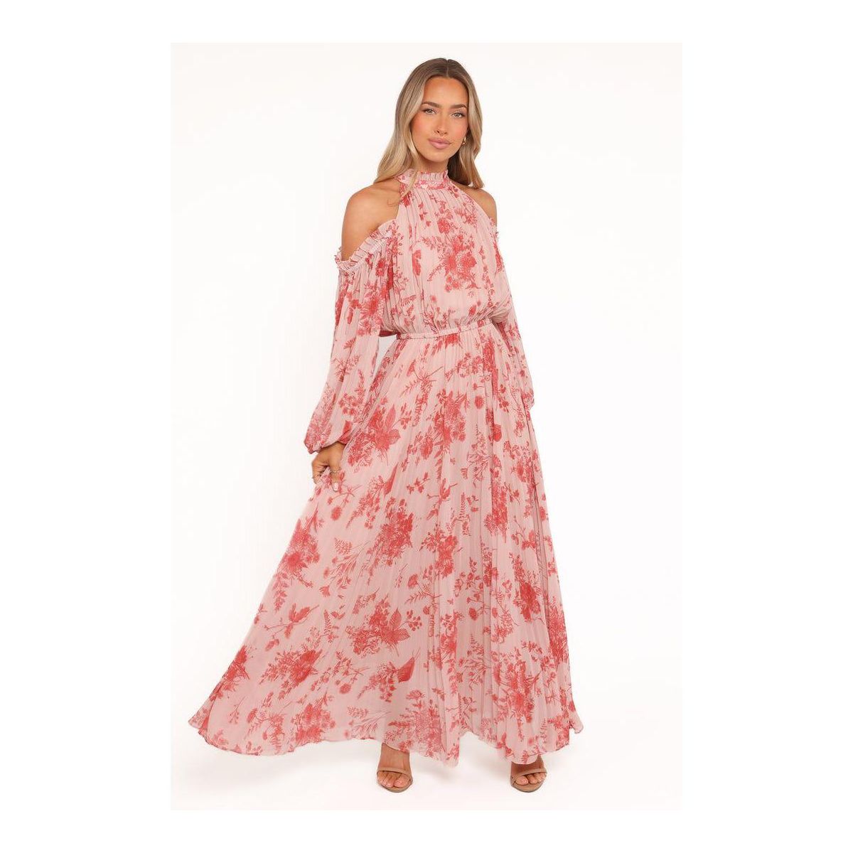 Hilary Pleated Maxi Dress