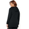 Catherines Women's Plus Size Cloud Knit French Terry Classic Hoodie Tunic - 3 of 4