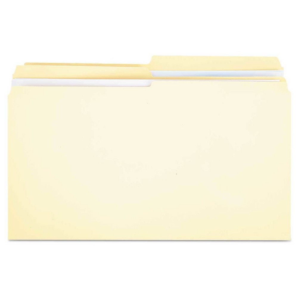UPC 087547161227 product image for Universal File Folders 1/2 Cut, Two-Ply Top Tab, Legal, 100 ct - Manila | upcitemdb.com