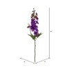 Vickerman 33" Artificial Larkspur Spray, 3 per bag - 3 of 4