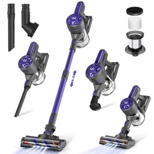 MAMNV 150W Cordless Stick Vacuum Power Suction Low Noise Purple - 1 of 4