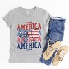 The Juniper Shop America Wave Stacked Coquette Youth Short Sleeve Tee - 4 of 4