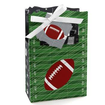 Big Dot of Happiness End Zone - Football - Baby Shower or Birthday Party Favor Boxes - Set of 12