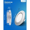 DORESshop 12V LED Dimmable Recessed Ceiling Lights for RV and Boat, 5W 3000K Downlights, Waterproof IP44 Camper Lights (4 Pack) - 2 of 4