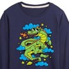 Boys' - Instant Message - I'm A Dragon In The Clouds Long Sleeve Graphic T-Shirt - 2 of 4