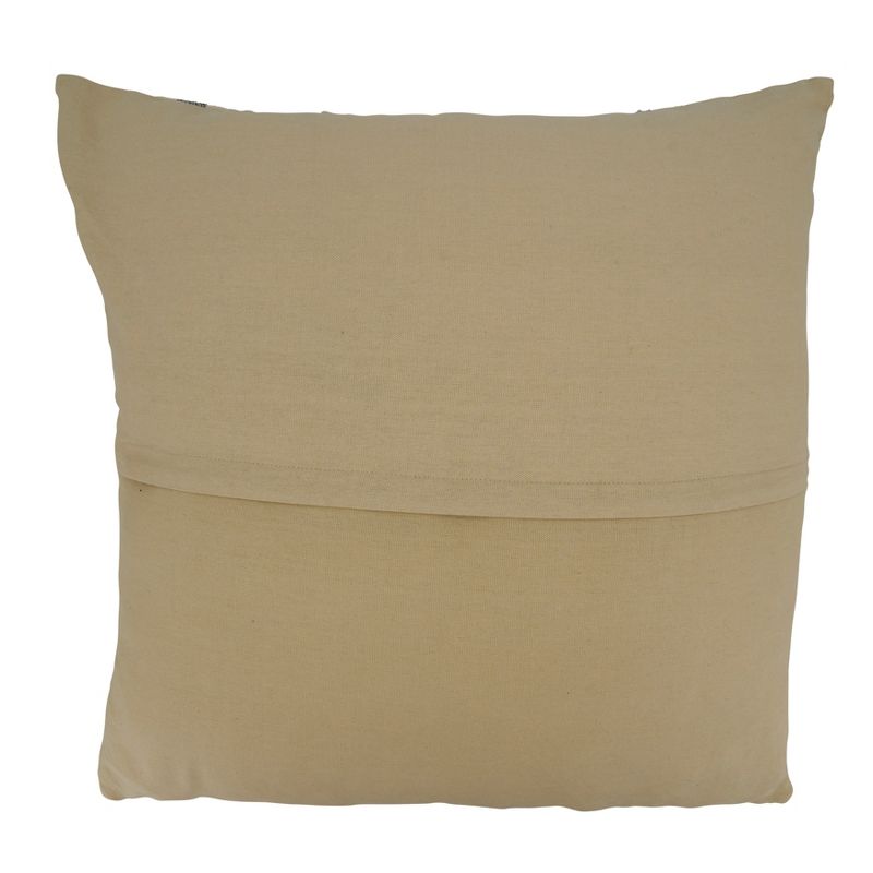 Saro Lifestyle Thin Striped Throw Pillow With Poly Filling, Black/White, 22" x 22", 2 of 4