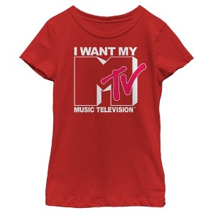 Girl's MTV I Want My Music Television T-Shirt - 1 of 4