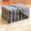 Stretch Pique Ottoman Flannel Gray - Sure Fit: Machine Washable, Elastic Fit, Indoor Use - 3 of 4