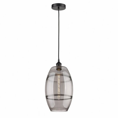 Vaz - 1 Light Cord Hung Mini Pendant In Industrial Style-18.5 Inches Tall and 10 Inches Wide
