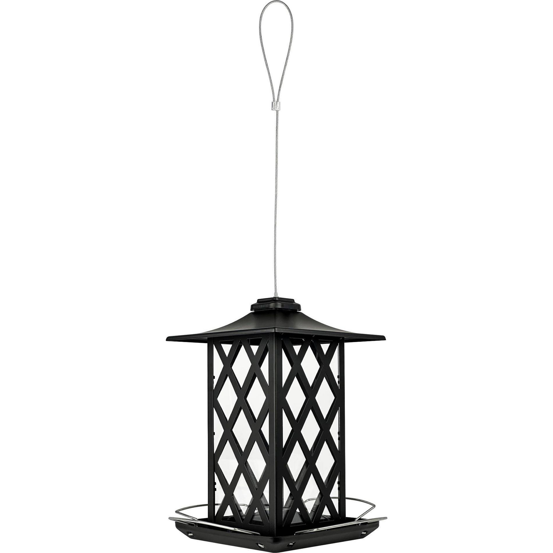 Wild Wings Contemporary Lantern Metal Gazebo Bird Feeder 1.56qt