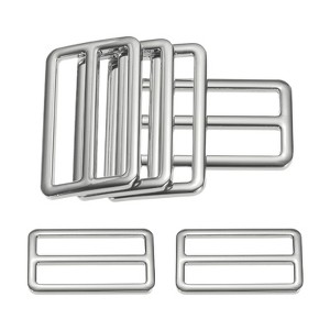 Unique Bargains Zinc Alloy Durable Multipurpose Tri Glide Metal Buckles for Bags 6 Pcs - 1 of 4