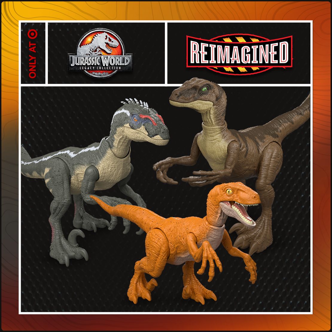 Only at Target
Reimagined
Jurassic World Legacy Collection
