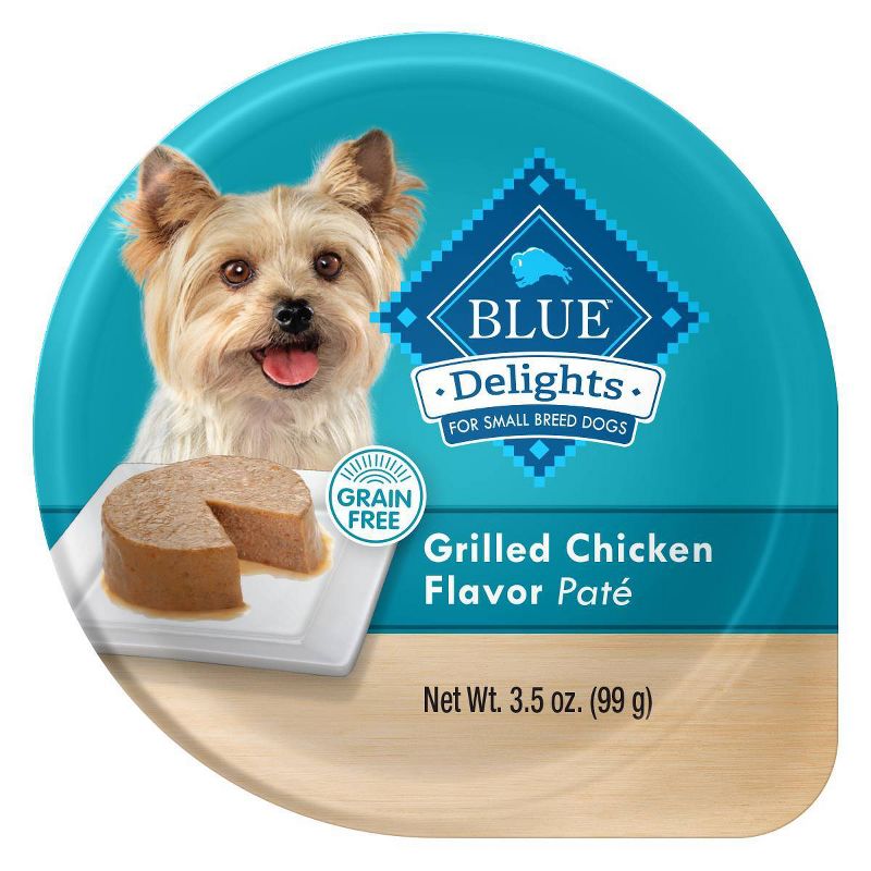 Blue Buffalo Delights Wet Dog Food for Small Breed Dogs  - 3.5oz, 1 of 7
