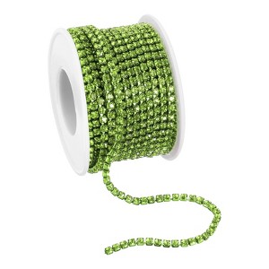 Unique Bargains DIY Clothing Decoration Crystal Rhinestone Sew on Close Claw Chain Trim - 1 of 4