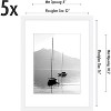 Americanflat Picture Frame with plexiglass - Hanging Hardware For Horizontal and Vertical Display - 2 of 4