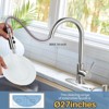WOWOW Single Handle Pull Down Sprayer Kitchen Faucet with Deckplate - 2 of 4