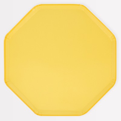 Meri Meri Lemon Sherbet Dinner Plates (Pack of 8)
