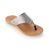 The Sak Women's Los Feliz Toe Post Sandal, Dark Silver - 2 of 4