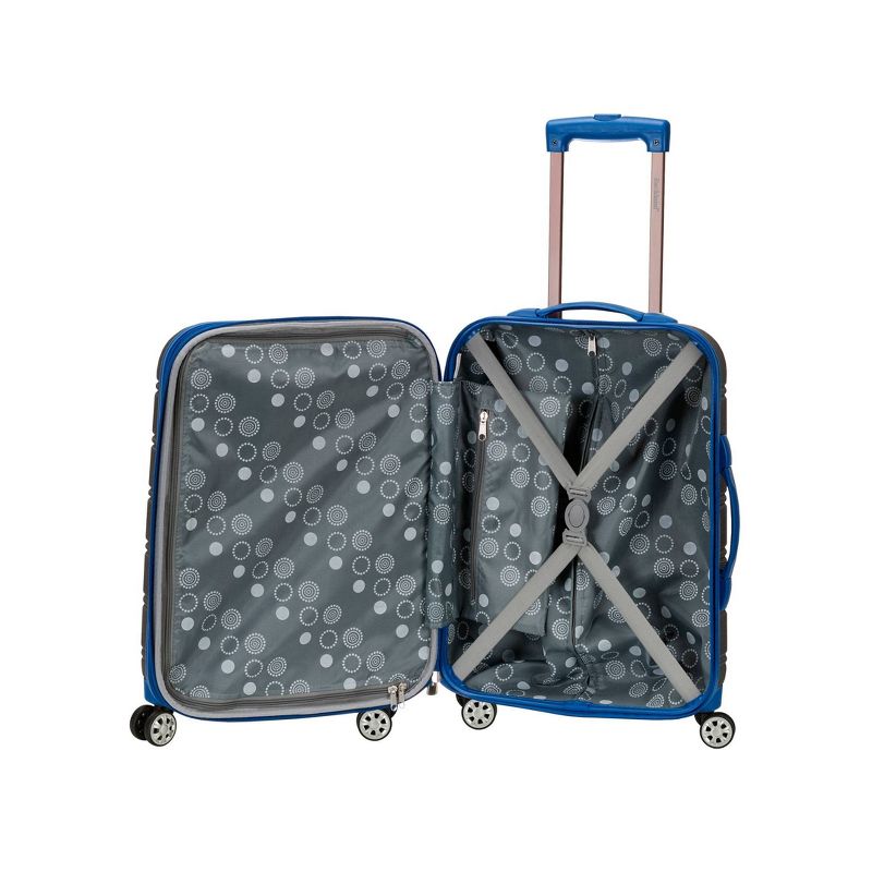 Rockland Melbourne Expandable ABS Hardside Carry On Spinner Suitcase - Gray, 3 of 5