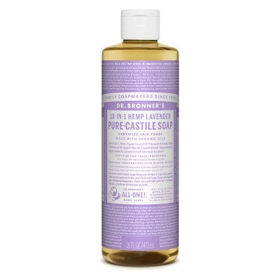 Pure Castile Soap - Lavender - 16 Oz 