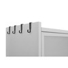 73" Standing Storage Cabinet, 6 Level Storage with Fluted Flip Doors, Open Shelf with Pegboard for More Scenes, Suit for Kitchen, Living Room - 4 of 4